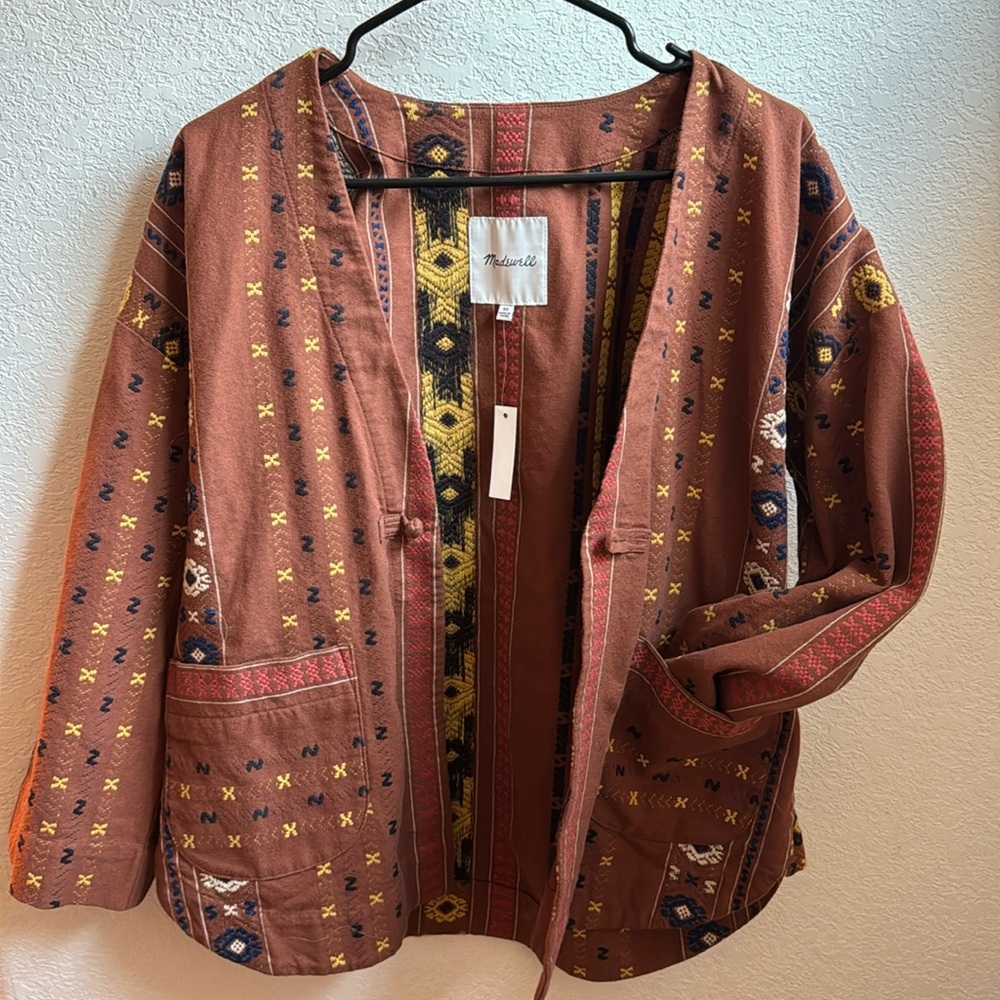 Madewell Shirttail Wrap Jacket